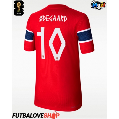 Dres Nórsko Martin Odegaard #10 Domáci MS 2026 Krátky Rukáv